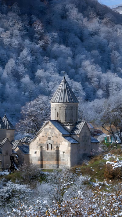 Haghartsin Monastery, Dilijan National Park, Armenia (© Alexey Kharitonov/Shutterstock) mobile wallpaper