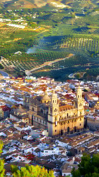 Catedral de la Asunción, Jaén, Andalucía, España (© JoseIgnacioSoto/Getty Images) mobile wallpaper