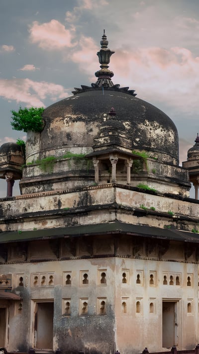 Jahangir Mahal, Orchha, Madhya Pradesh (© Alf/Getty Images) mobile wallpaper