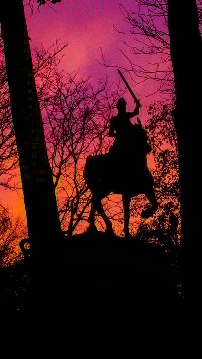 The Joan of Arc Monument at Riverside Park in Manhattan (© Chase Guttman/Alamy) mobile wallpaper