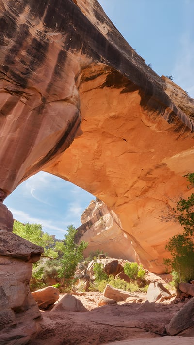 Kachina Bridge, Natural Bridges National Monument, Utah (© Alan Majchrowicz/Getty Images) mobile wallpaper