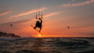Wind, Wellen und Adrenalin