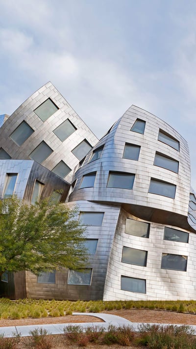 Lou Ruvo Center for Brain Health in Las Vegas, Nevada, USA. Anlässlich des Internationalen Tages der Architektur (© Garry Belinsky/Offset) mobile wallpaper