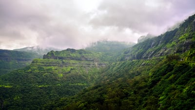 Misty roads and mountain moods