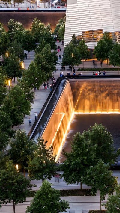 National September 11 Memorial & Museum, New York City (© Antonino Bartuccio/Sime/eStock Photo) mobile wallpaper