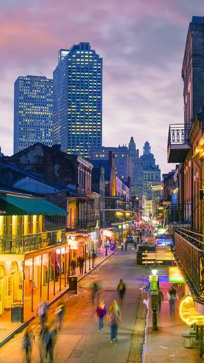 French Quarter, New Orleans, Louisiana (© f11photo/Getty Images) mobile wallpaper