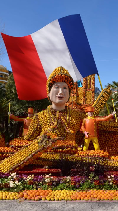 Fête du citron, Menton, Alpes-Maritimes (© NelzTabcharani316/Shutterstock) mobile wallpaper