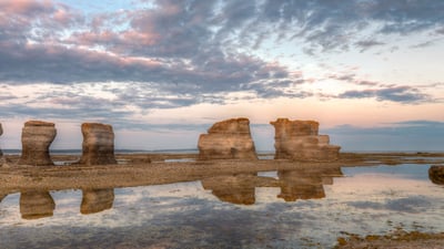 Carved by sea and time