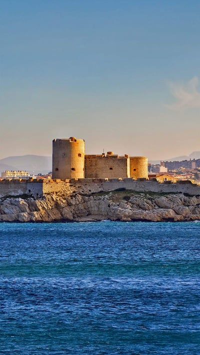 Château d'If in Marseille, France (© Boris Stroujko/Shutterstock) mobile wallpaper