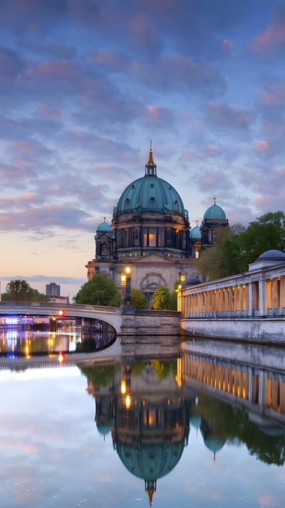 Berlin Cathedral and Museum Island, Berlin, Germany (© Rudy Balasko/Shutterstock) mobile wallpaper