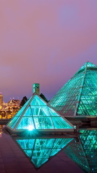 Muttart Conservatory, Alberta, Canada (© Tetra Images Photography/Shutterstock) mobile wallpaper
