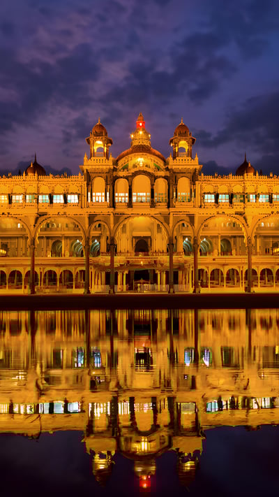 Mysuru Palace, Mysuru, Karnataka (© Amith Nag Photography/Getty Images) mobile wallpaper