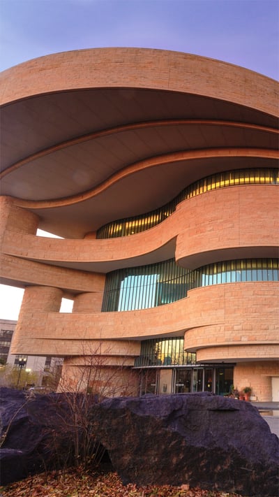 The National Museum of the American Indian in Washington, DC (© Cvandyke/Shutterstock) mobile wallpaper