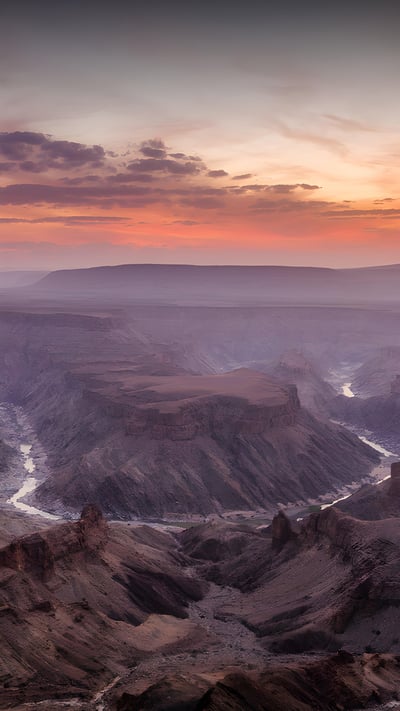 Fish River Canyon, Namibia (© R. M. Nunes/Getty Images) mobile wallpaper