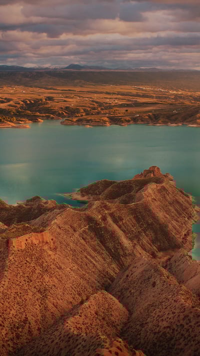 Negratín Reservoir, Granada, Spain (© Andres Martinez Olmedo/Getty Images) mobile wallpaper