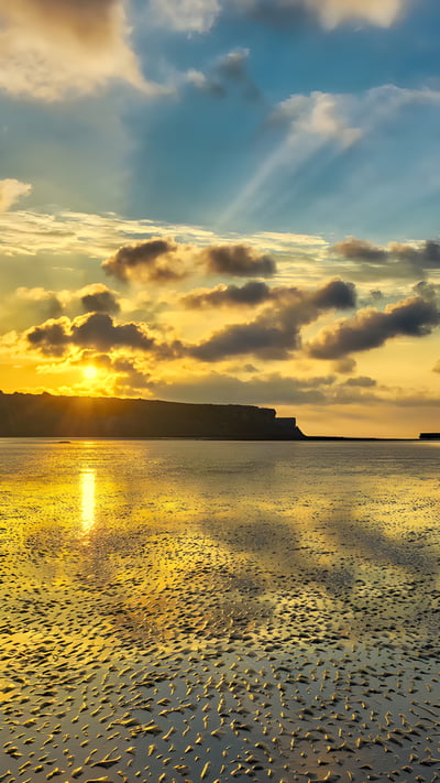 Arromanches-les-Bains in Normandy, France (© Horia Merla/Getty Images) mobile wallpaper
