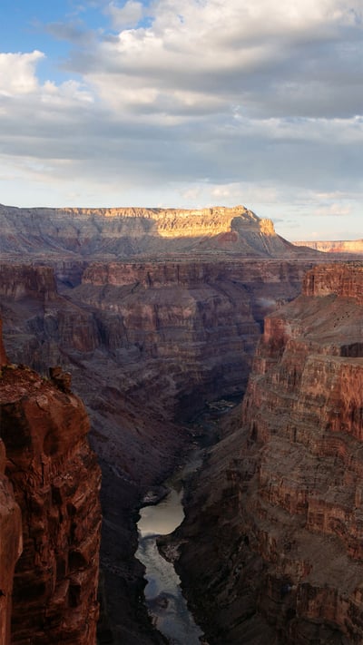 Grand Canyon and Colorado River from Toroweap Overlook, Grand Canyon National Park, Arizona (© Matteo Colombo Travel Photo/Shutterstock) mobile wallpaper
