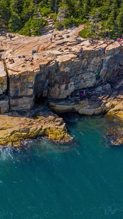 Otter Cliffs, Acadia National Park, Maine (© dbimages/Alamy) mobile wallpaper