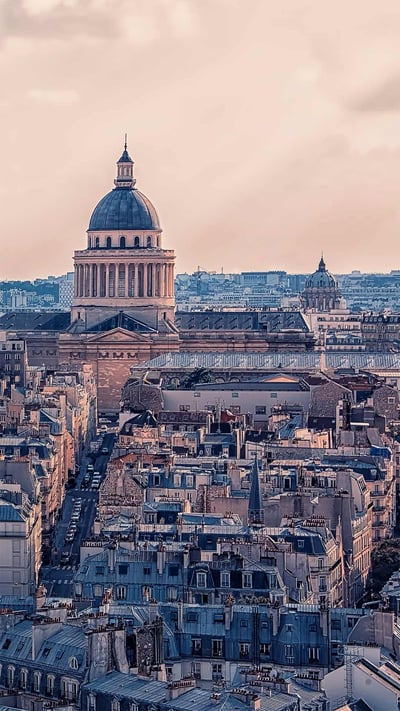 The Panthéon in Paris, France (© manjik/Shutterstock) mobile wallpaper