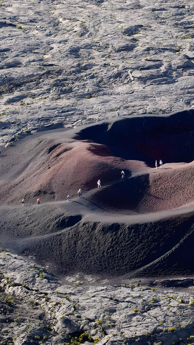 Volcan Formica Leo, Piton de la Fournaise, île de La Réunion (© Stefan Kiefer/imageBROKER.com GmbH & Co. KG/Alamy Stock Photo) mobile wallpaper