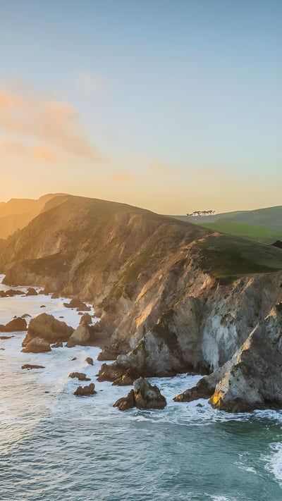 Chimney Rock, Point Reyes National Seashore, Californie, États-Unis (© Enrique Aguirre Aves/Getty Images) mobile wallpaper