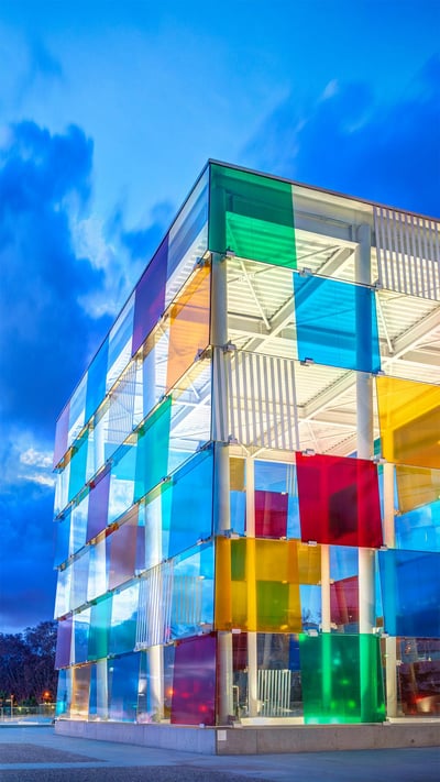 Centre Pompidou Málaga in Málaga, Spain (© Wim Wiskerke/Alamy) mobile wallpaper