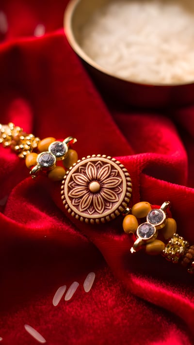 A rakhi (© Seemanta Dutta/Getty Images) mobile wallpaper