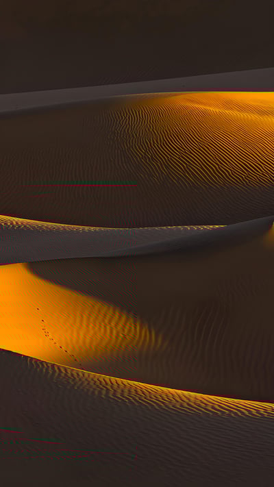 Last rays of sun on a group of dunes, Sahara, Algeria (© AWL Images/DanitaDelimont.com) mobile wallpaper