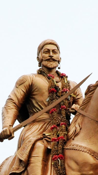 Statue of Shivaji in Solapur, Maharashtra (© Dinodia Photo/Getty Images) mobile wallpaper