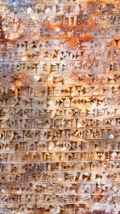 Ancient carved texts from Persepolis, Iran (© George Hall/Alamy) mobile wallpaper