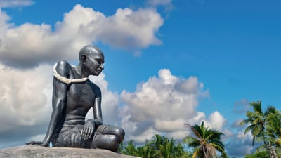 A figure of peace