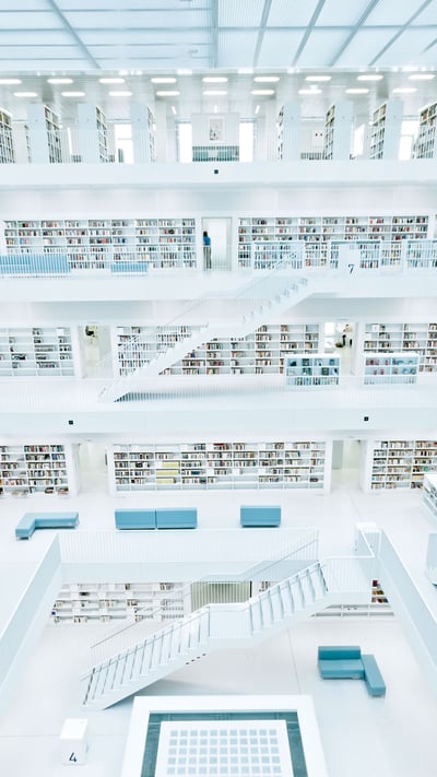 Stuttgart Public Library, Germany (© Axel Brunst/Tandem Stills + Motion) mobile wallpaper