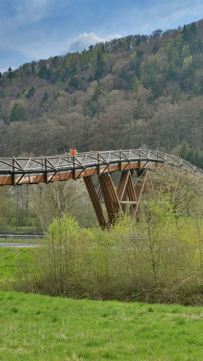 Tatzelwurm Holzbrücke, Essing, (© Rüdiger Hess/geo-select FotoArt) mobile wallpaper