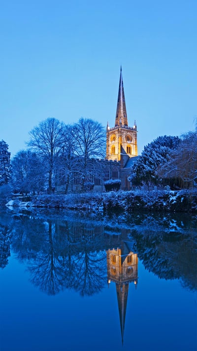 Holy Trinity Church, Stratford-upon-Avon, England (© James Osmond/Getty Images) mobile wallpaper