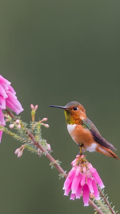 Allenkolibri, Santa Cruz, Kalifornien, USA (© mallardg500/Getty Images) mobile wallpaper