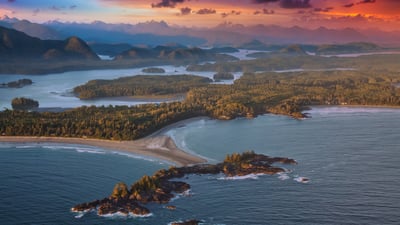 The edge of the Pacific