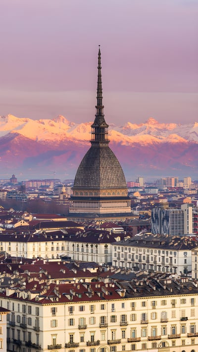 Vista su Torino, Piemonte (© Fabio Lamanna/Getty Images) mobile wallpaper