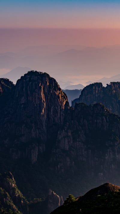 Sunrise on the mountain